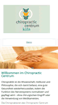 Mobile Screenshot of chiropractic-centrum.de